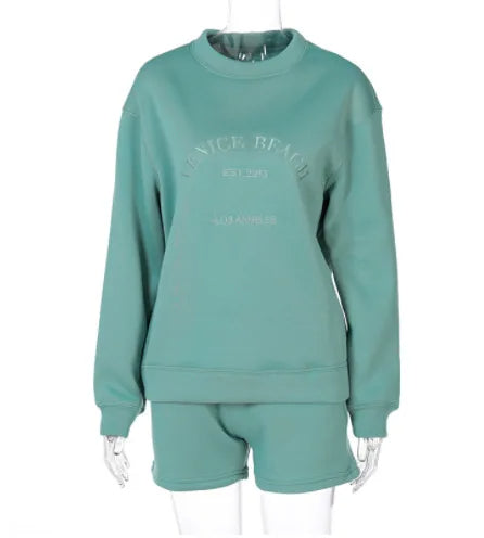 Sweater + Shorts Set